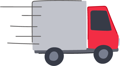 製作・配送イラスト